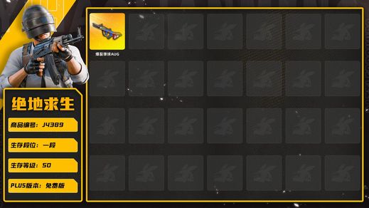 绝地求生（PUBG）1级无信号 1级爆裂aug