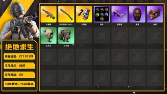 绝地求生（PUBG）[CC13133]CC13133/可排位/4段/52级/小黑盒手套/1张图纸/烟枪/10级火麒麟/2级烈日s1897/星魂套装/拉风龙套装/pigff套装/粉战神/萨芬裤/小黄鸭/滑雪镜/滑雪帽/金面/黑鬼/双马尾/丸子头/脏辫/青海摇/    图对 图上编号错一位数