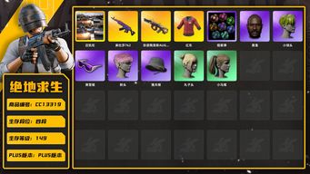 绝地求生（PUBG）[CC13319]CC13319/可排位/4段/149级/红东/烟雾弹/迈凯伦/9级美杜莎/1级弥诺陶洛斯AUG/1套2代女团/拉风龙套装/小战神/粉战神/竞猜裤/内马尔/FAZE套装/17套装/滑雪镜/滑雪帽/黑鬼/粉头/小绿头/双马尾/丸子头/婚纱头/86渔夫帽/白熊/青海摇/大摆锤/内马尔嘘