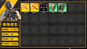 绝地求生（PUBG）[CC13369]CC13369/可排位/1段/165级/12张图纸/烟枪/10级无信号M4/5级玩偶大炮/星魂套装/黄东/pigff套装/双马尾/丸子头/婚纱头/白熊