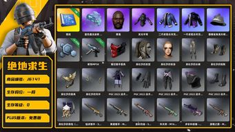 绝地求生（PUBG）1级寒蚀+6图纸 烟枪 发光手 黑鬼