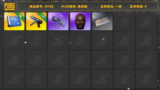 绝地求生（PUBG）P5K原皮，紫色烟枪，图纸1张，老黑，灰色电磁干扰包，改名卡，工坊套装多