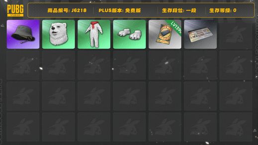 绝地求生（PUBG）1390张黑漂卷，白熊套，耳机渔夫帽，女老黑，改名卡，工坊套装多
