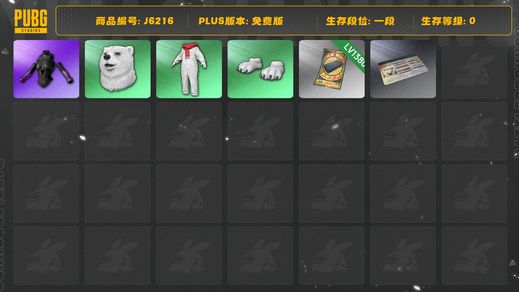绝地求生（PUBG）1380张黑漂卷，白熊套，改名卡，发光鼻子，发光手臂，工坊套装多
