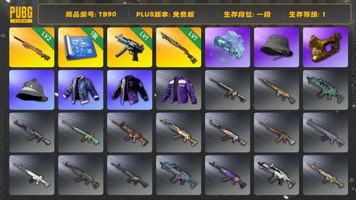 绝地求生（PUBG）[TB90]1段1级（免费版）夜曲M24 金面 烈日灼烧S1897 寒蚀MP5K 蓝色魔法迷雾 - M79 aespa女团 烟枪