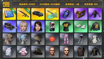 绝地求生（PUBG）[K4525]1段367级 信誉2 6级妖魔+异色 8图纸 烟雾弹 兰博suv 金面 丹尼尔 HYEIN