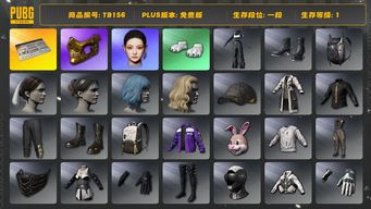 绝地求生（PUBG）[TB156]1段1级（免费版）金面 aespa女团