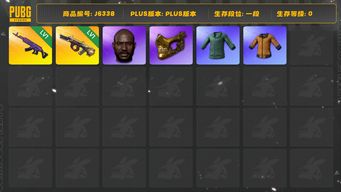 绝地求生（PUBG）1级牛头aug1级美杜莎762，金面套装，绿东，黄东星魂运动套拉风龙渔夫帽裤子+绷带ak+工坊好物+男黑鬼女黑鬼，