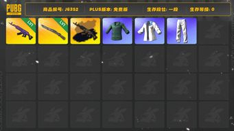 绝地求生（PUBG）1级美杜莎+黑异色，1级猛虎98K。星魂裤，绿东，白运动。