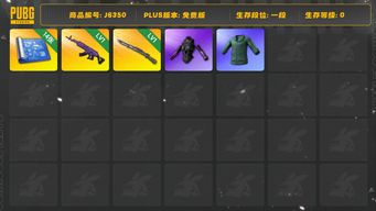 绝地求生（PUBG）1级美杜莎，1级猛虎98K，14张图纸。星魂裤，绿东，发光手臂、