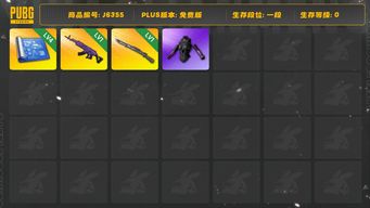 绝地求生（PUBG）1级美杜莎原皮，1级猛虎98K，4张图纸。发光手臂，黑熊套。