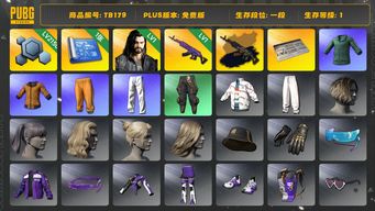 绝地求生（PUBG）[TB179]1段1级（免费版）黄东 美杜莎762 小绿东 多利安 星魂虎虎生威大礼包 拉风龙套装 小叮当套装