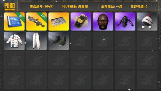 绝地求生（PUBG）大菠萝，黄色烟雾弹，1张图纸，老黑，改名卡，发光手臂，圣诞之子套装