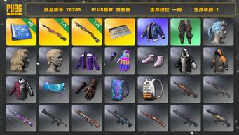 绝地求生（PUBG）[TB285]1段1级（免费版）1级夜曲M24,1级烈日灼烧S1897,aespa女团,拉风龙套装,小叮当套装