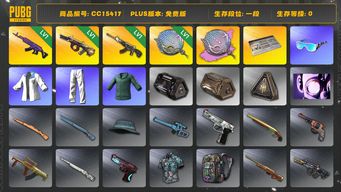 绝地求生（PUBG）CC15417 一段 1级恶魔ACE 1级塞壬平底锅 1级美杜莎762 1级弥诺陶洛斯AUG 塞壬异色 小绿东 星魂虎虎生威大礼包...