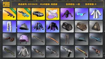 绝地求生（PUBG）CC15415 一段 1级美杜莎762 发光手臂 美杜莎762异色 小叮当套装 1级权志龙AUG 星魂虎虎生威大礼包 保时捷 保时捷911 美杜莎灰色配紫色...