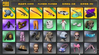 绝地求生（PUBG）[K4806]3段392级 信誉1 布加迪 3级妖魔+异色 2级98k+异色 2级无信号 金面 发光手3段392级 信誉1 布加迪 3级妖魔+异色 2级98k+异色 2级无信号 金面 发光手