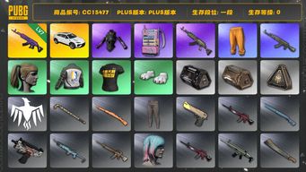 绝地求生（PUBG）CC15477 一段 小马尾 兰博基尼 7级美杜莎762 电磁包 发光手臂 小叮当套装 兰博SUV...