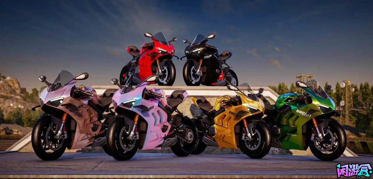 杜卡迪6色车辆