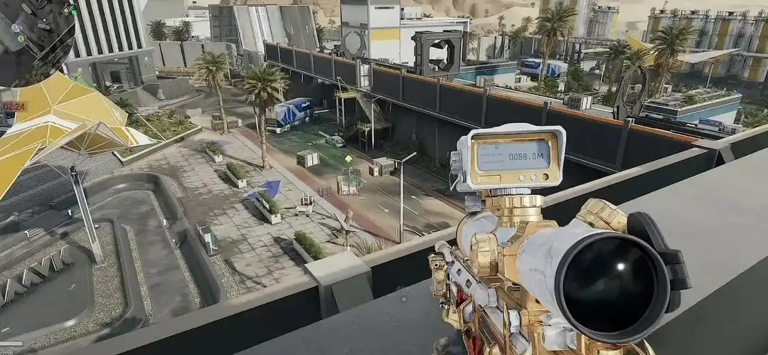 三角洲行动架枪范围