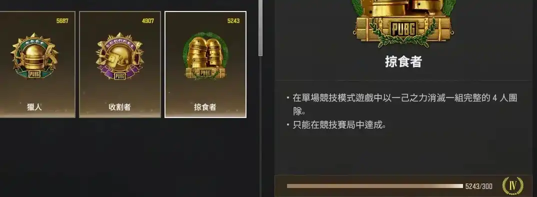 PUBG掠食者