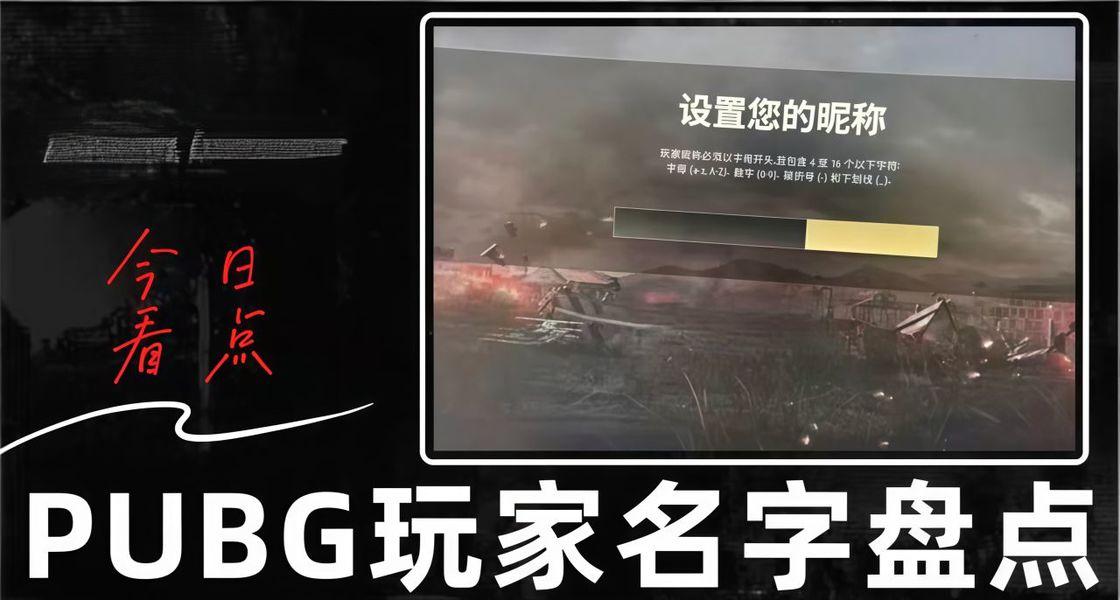 PUBG玩家名字