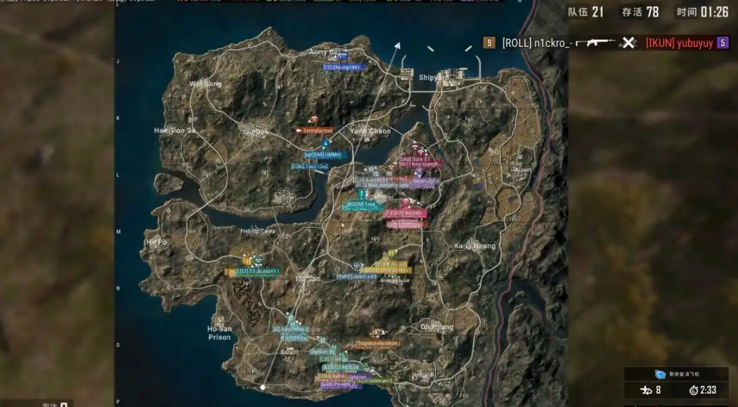 PUBG泰戈地图