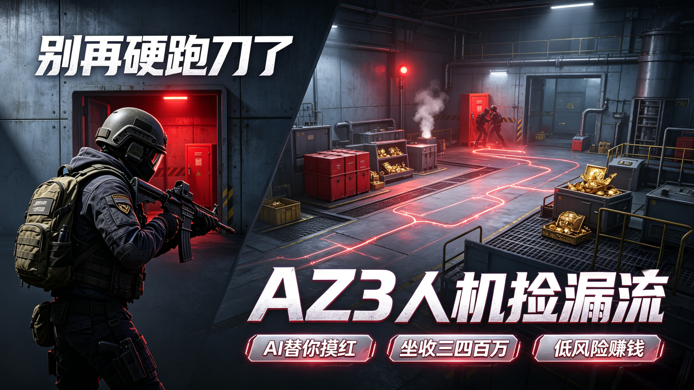 三角洲行动AZ3人机捡漏流